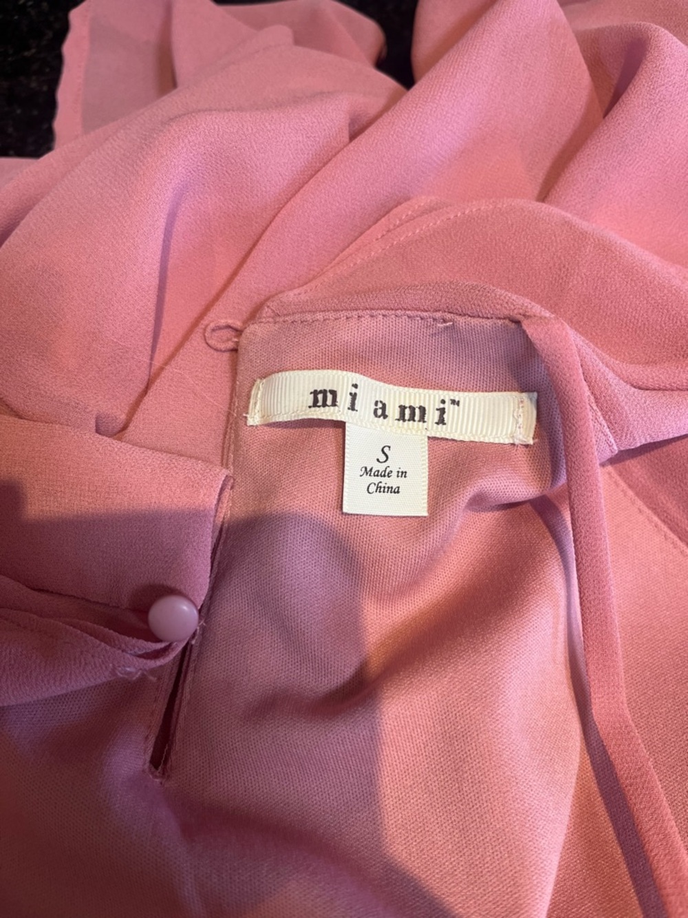 Miami Pink Ruffle Dress - Picture 3 of 4
